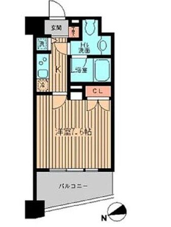 神楽坂駅 徒歩5分 4階の物件間取画像